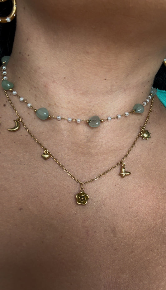 Gratitude collection necklace set