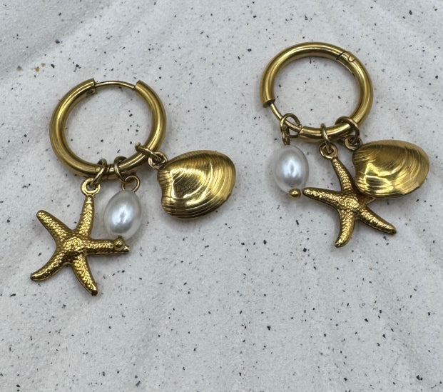 Sea love earrings