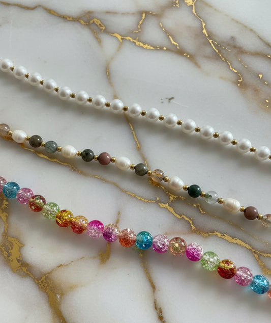 Pearl necklaces